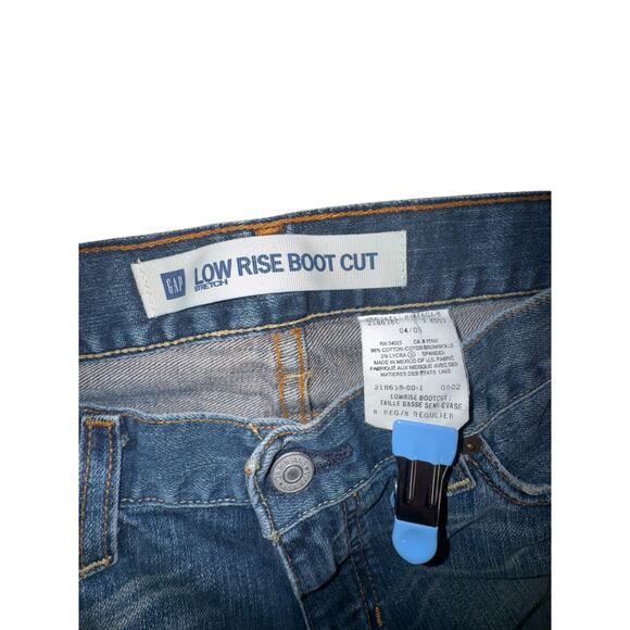 Gap Y2K Low Rise Bootcut Jeans Womens Size 8 Stretch Denim - Picture 9 of 9